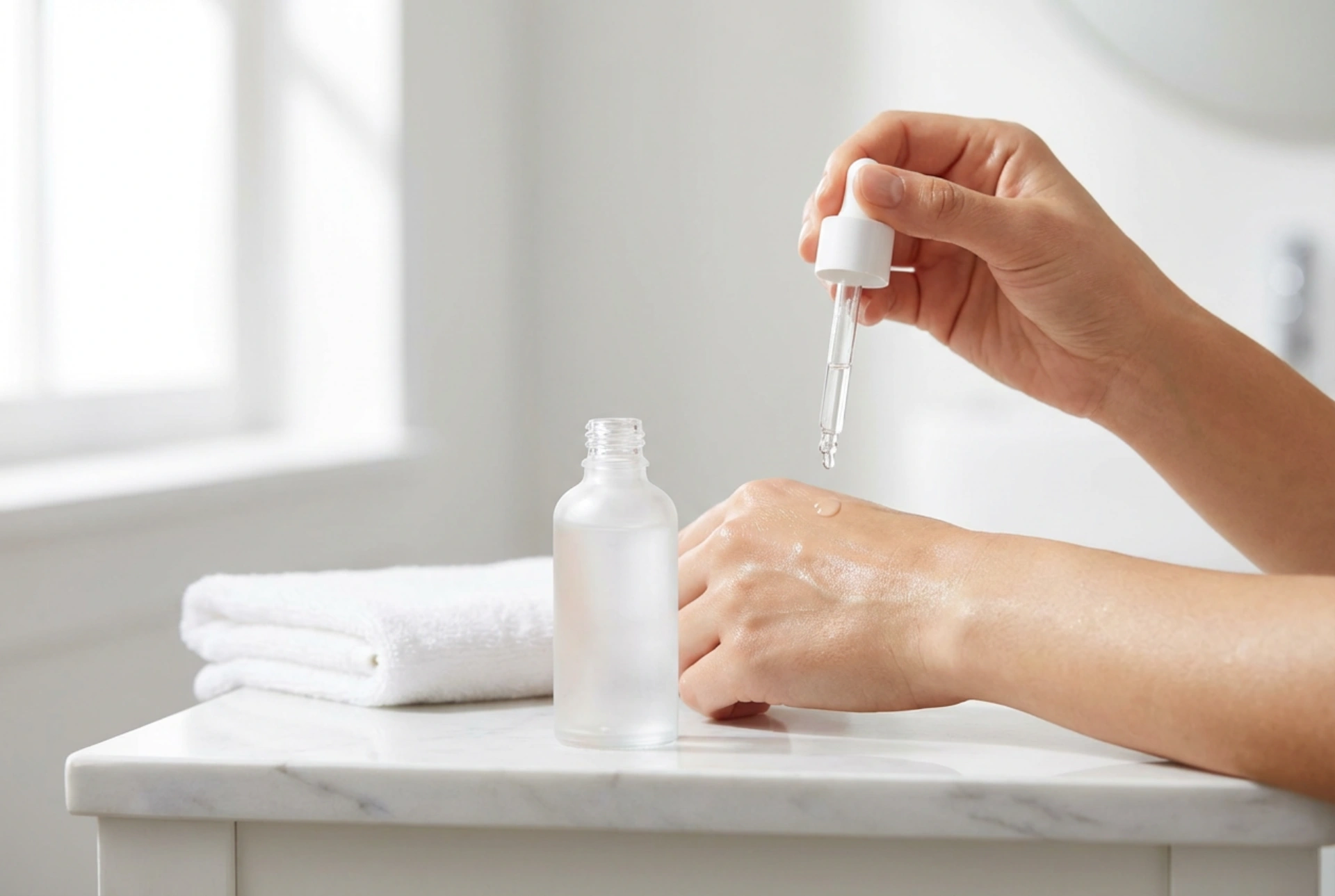 Stark feuchtigkeitsspendendes Serum: Wann auftragen, wie viele Tropfen, die beste Reihenfolge