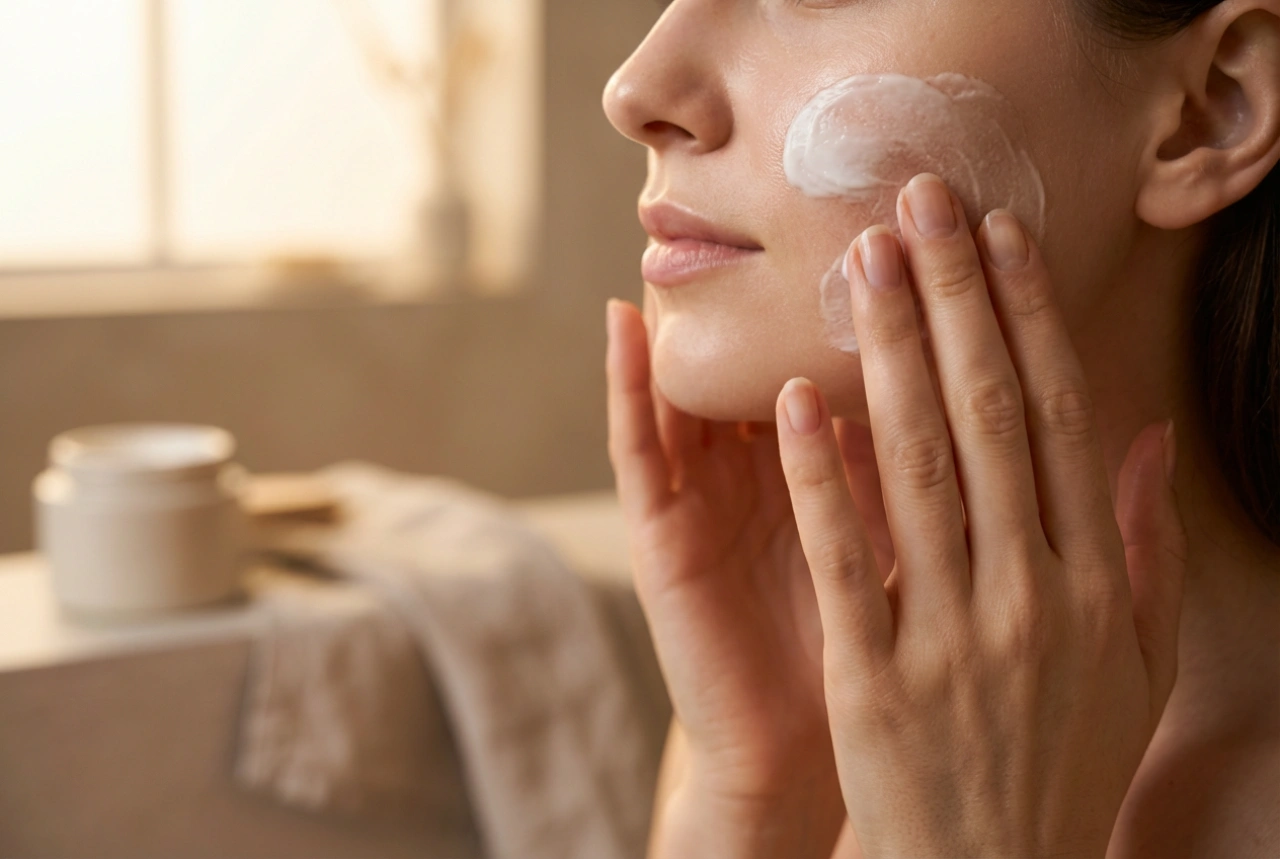 Feuchtigkeitsspendende Nachtcreme: Abendliche Anwendung, Menge und Layering