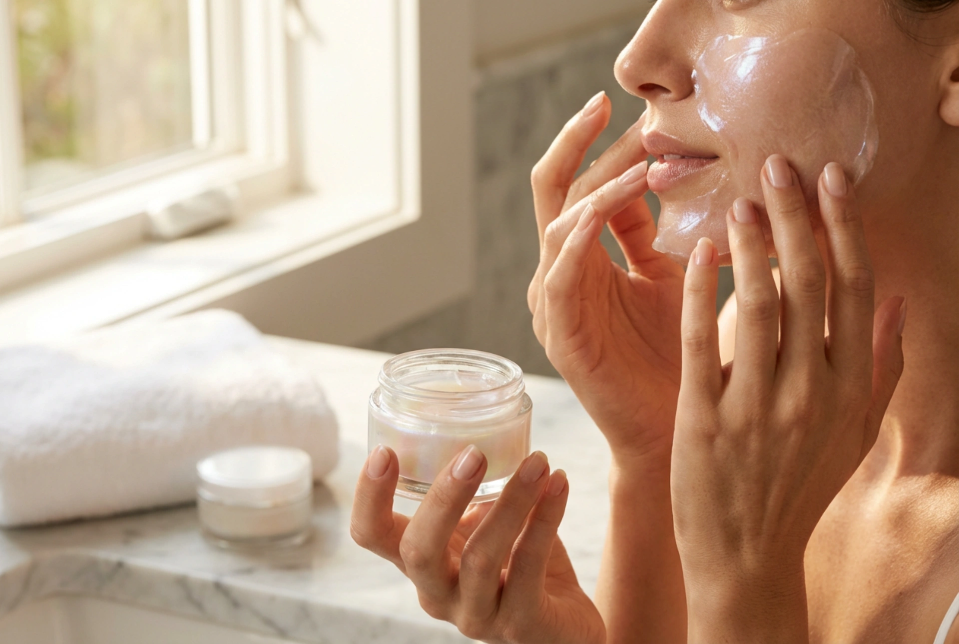 Bankettmaske vor dem Ausgehen: Wie man einen schnellen Glättungseffekt erzielt