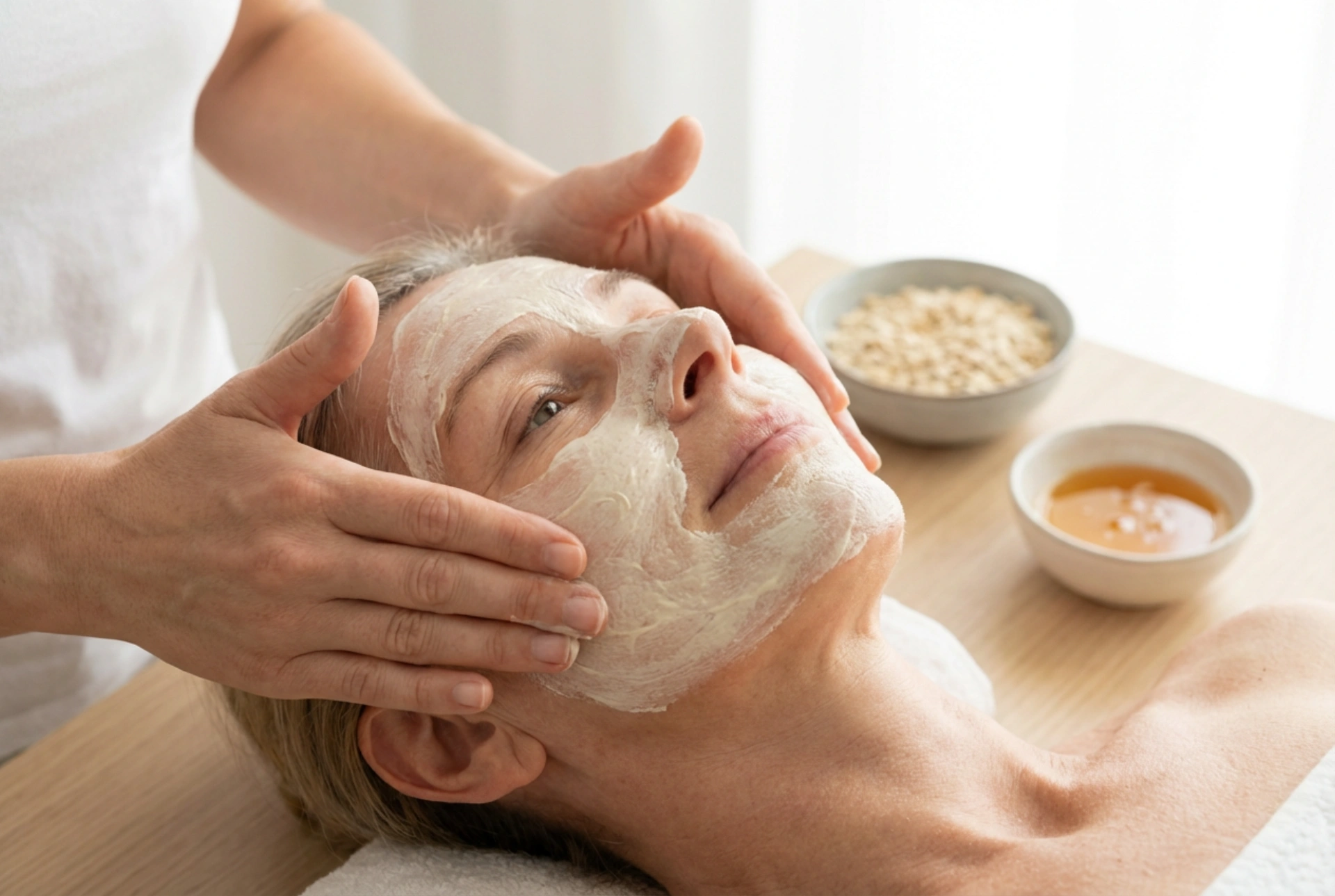 Hausgemachte Gesichtsmasken für über 60: sanfte Formeln und Anwendungsmethode