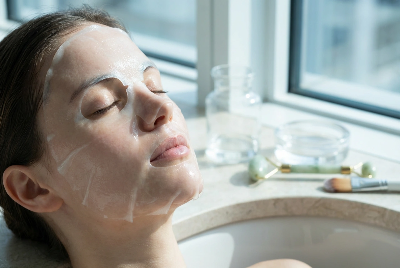 Hydrogel-Gesichtsmaske: Kühlende Beruhigung und richtige Anwendung