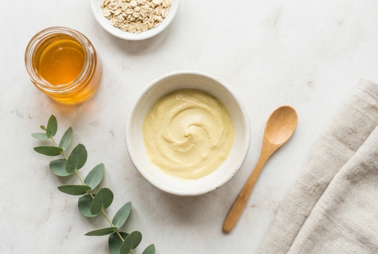 Hausgemachte Gesichtsmaske: Bewährte Proportionen, Anwendung und Hygiene