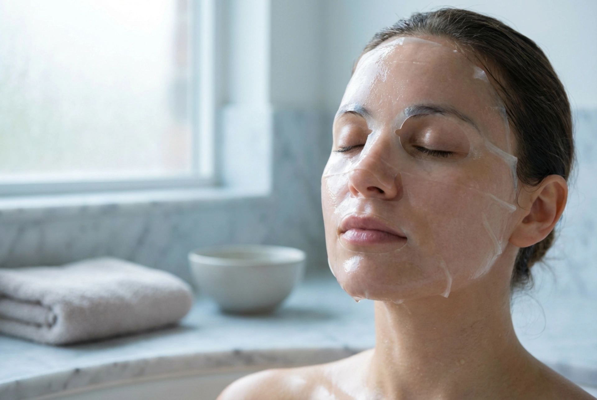 Hydrogel-Maske für das Gesicht: Kühlung, optimale Passform und Einwirkzeit