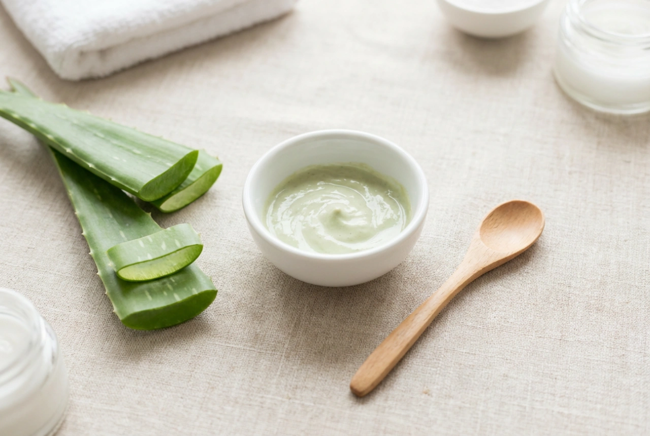 Aloe-Vera-Maske zur Beruhigung der Haut: Wie Sie sie selbst herstellen und sicher anwenden