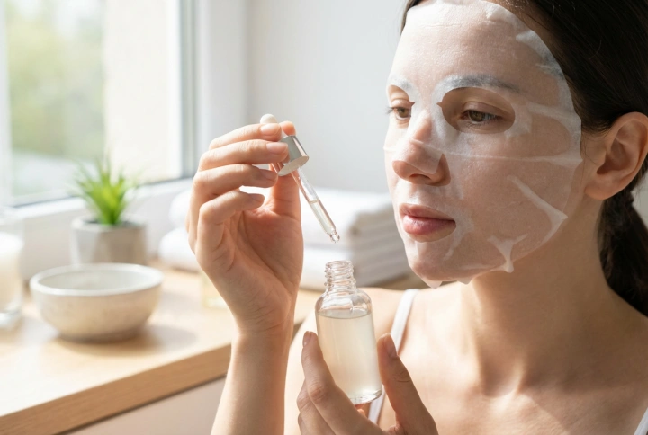 Kollagen-Tuchmaske: Anwendung und die richtige Pflege danach