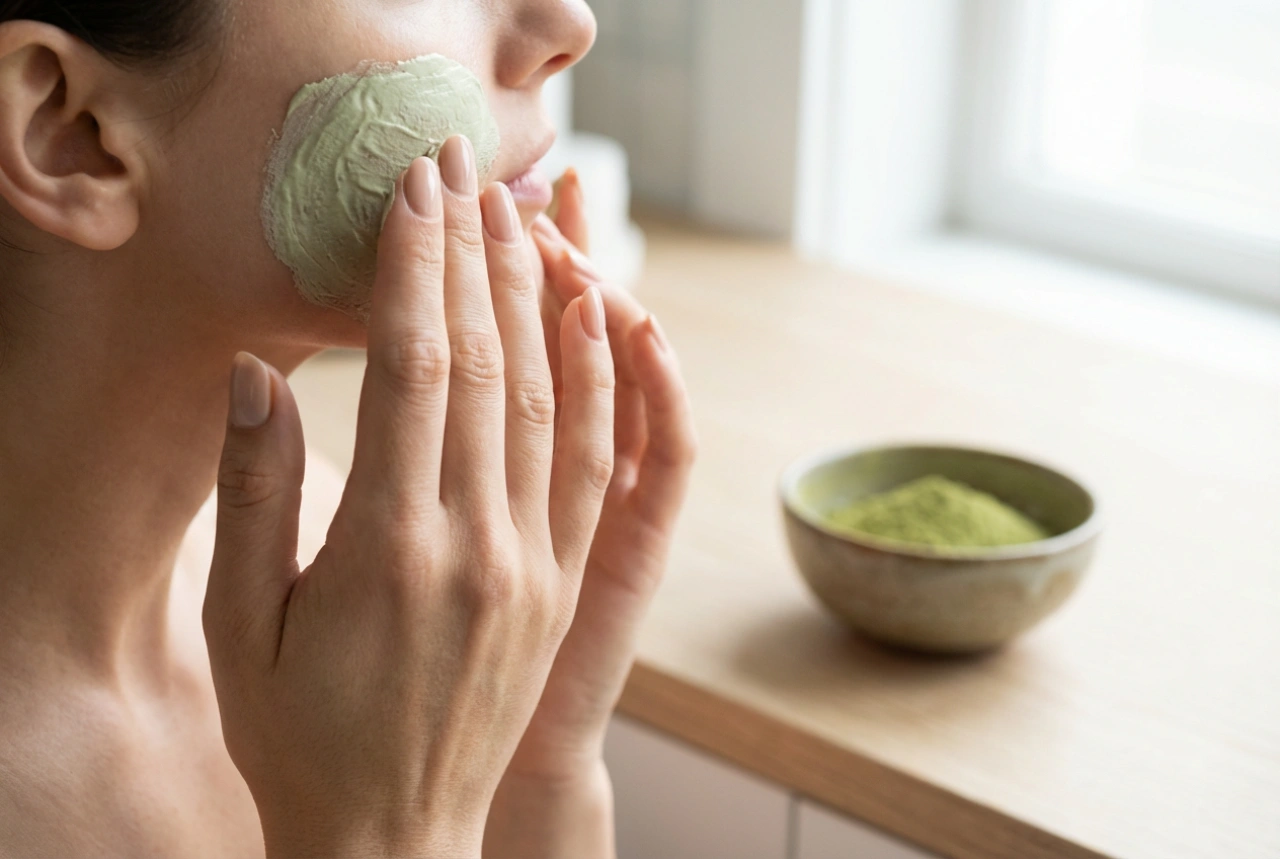 Grüntee-Maske: Sanfte Pflege und korrekte Anwendung