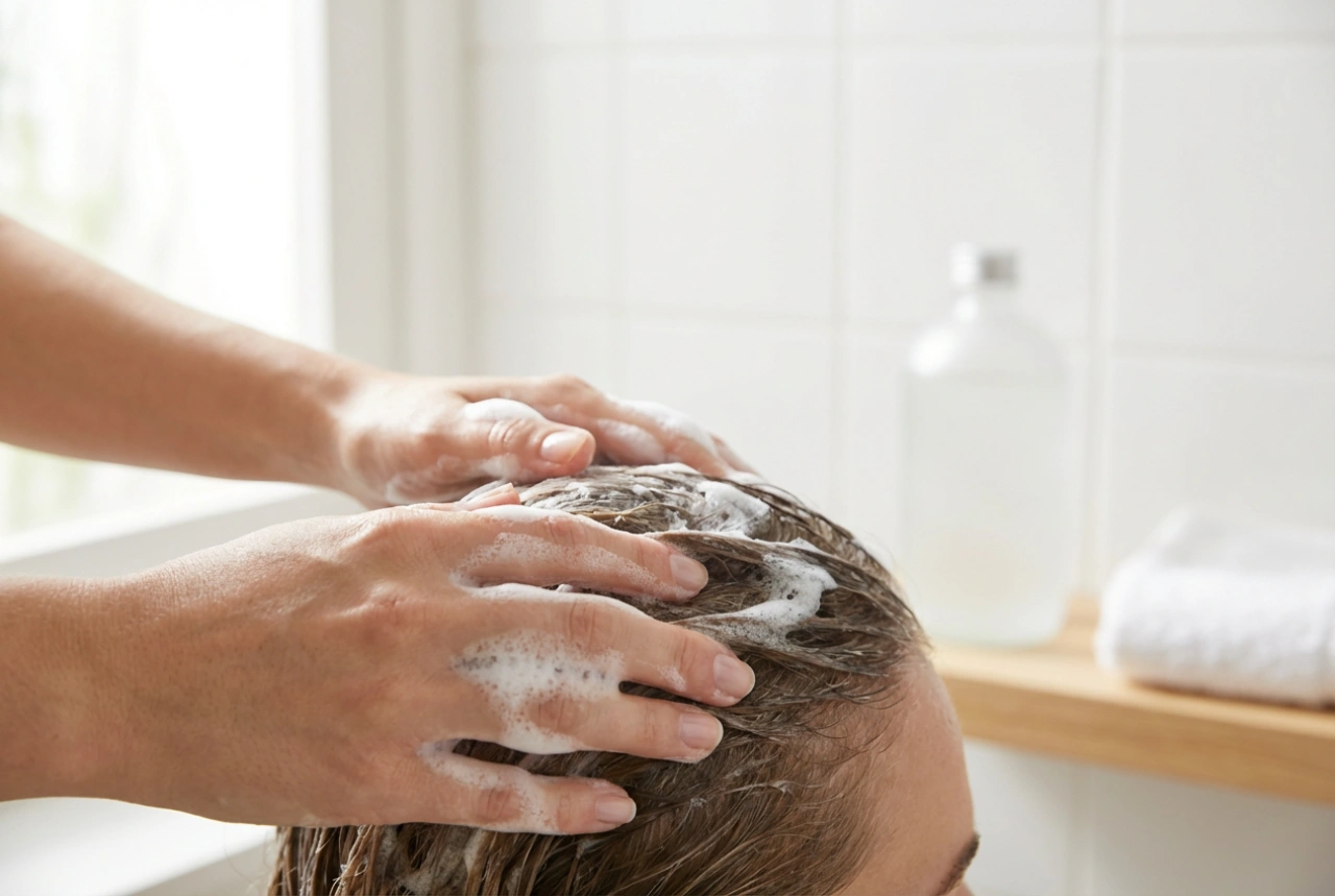 Tiefenreinigung: Kopfhaut-Reinigungsshampoo Schritt für Schritt