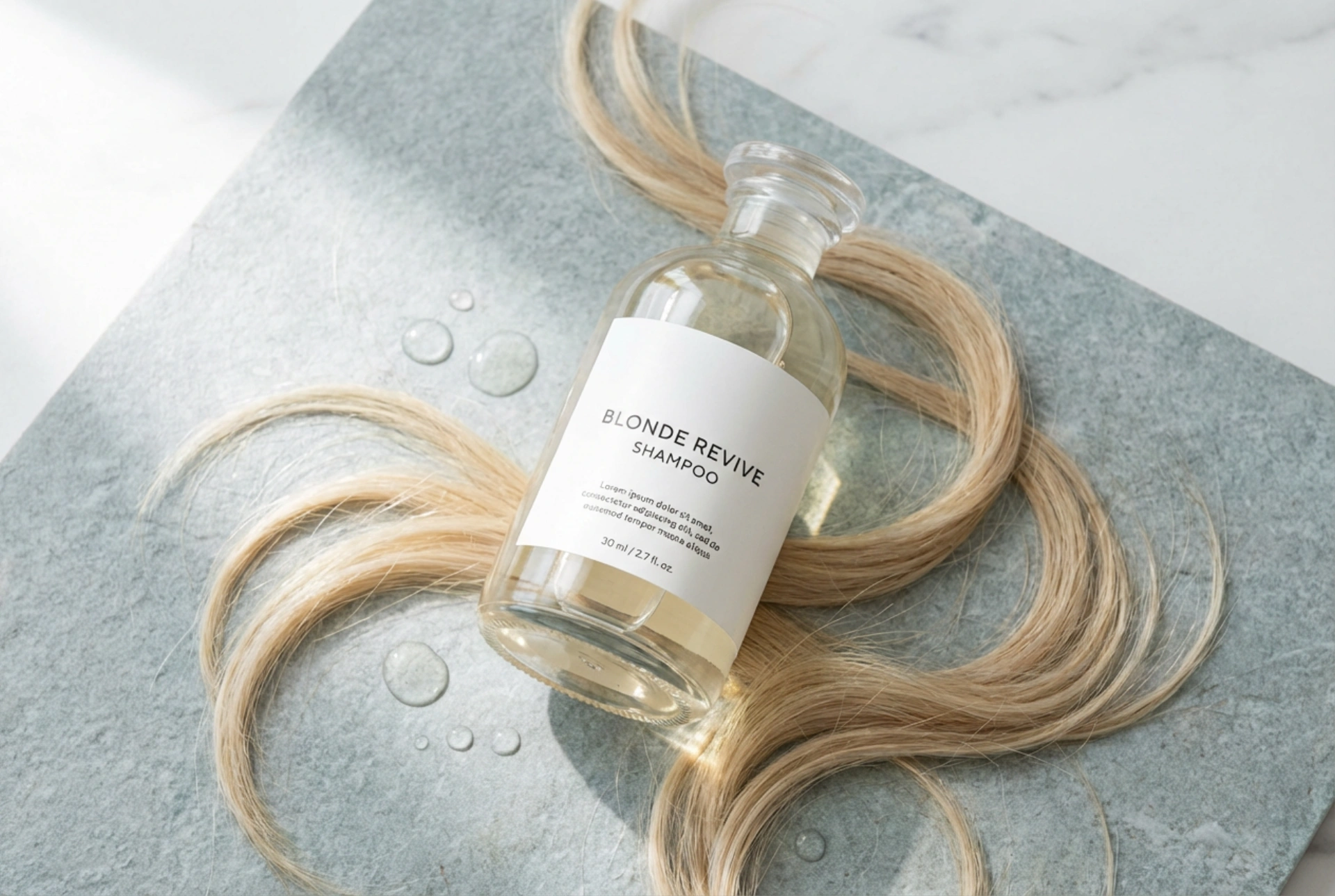 Sanfte Farbveränderung: Blond-Tönungsshampoo und sicheres Waschen