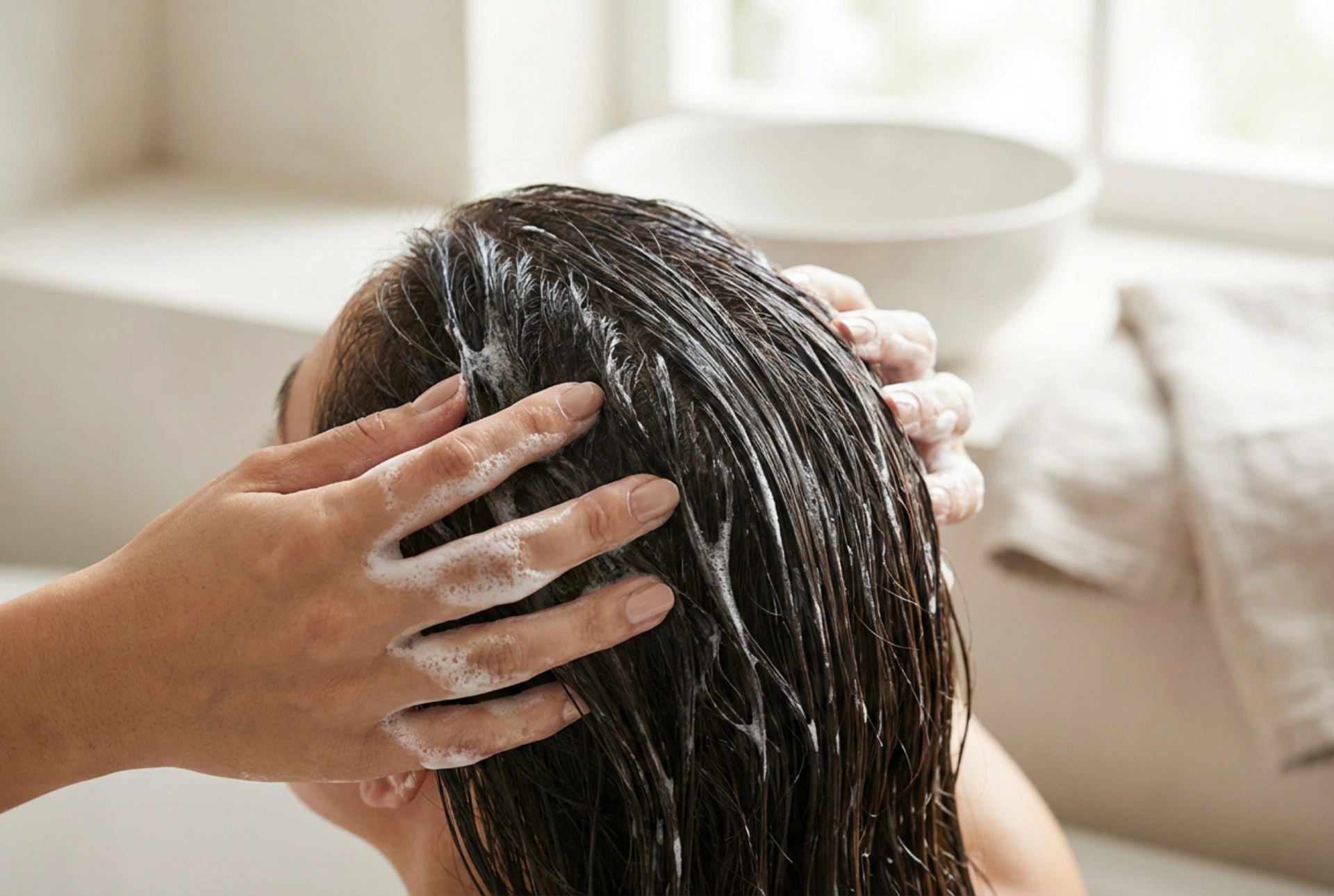 Tiefenreinigendes Shampoo: Kopfhautreinigung ohne Austrocknen