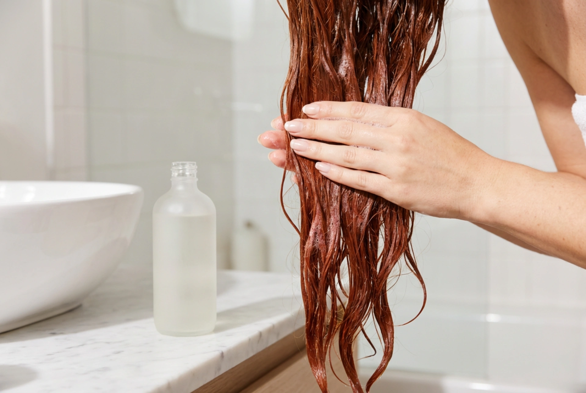 Rotes Shampoo zur Auffrischung von rotem Haar: Anwendung und Häufigkeit