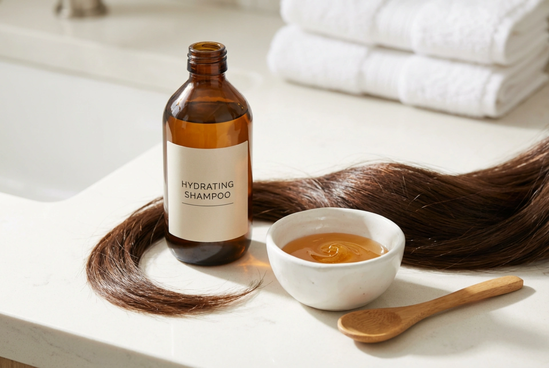 Honigshampoo: feuchtigkeitsspendende Wäsche und Glanzschutz