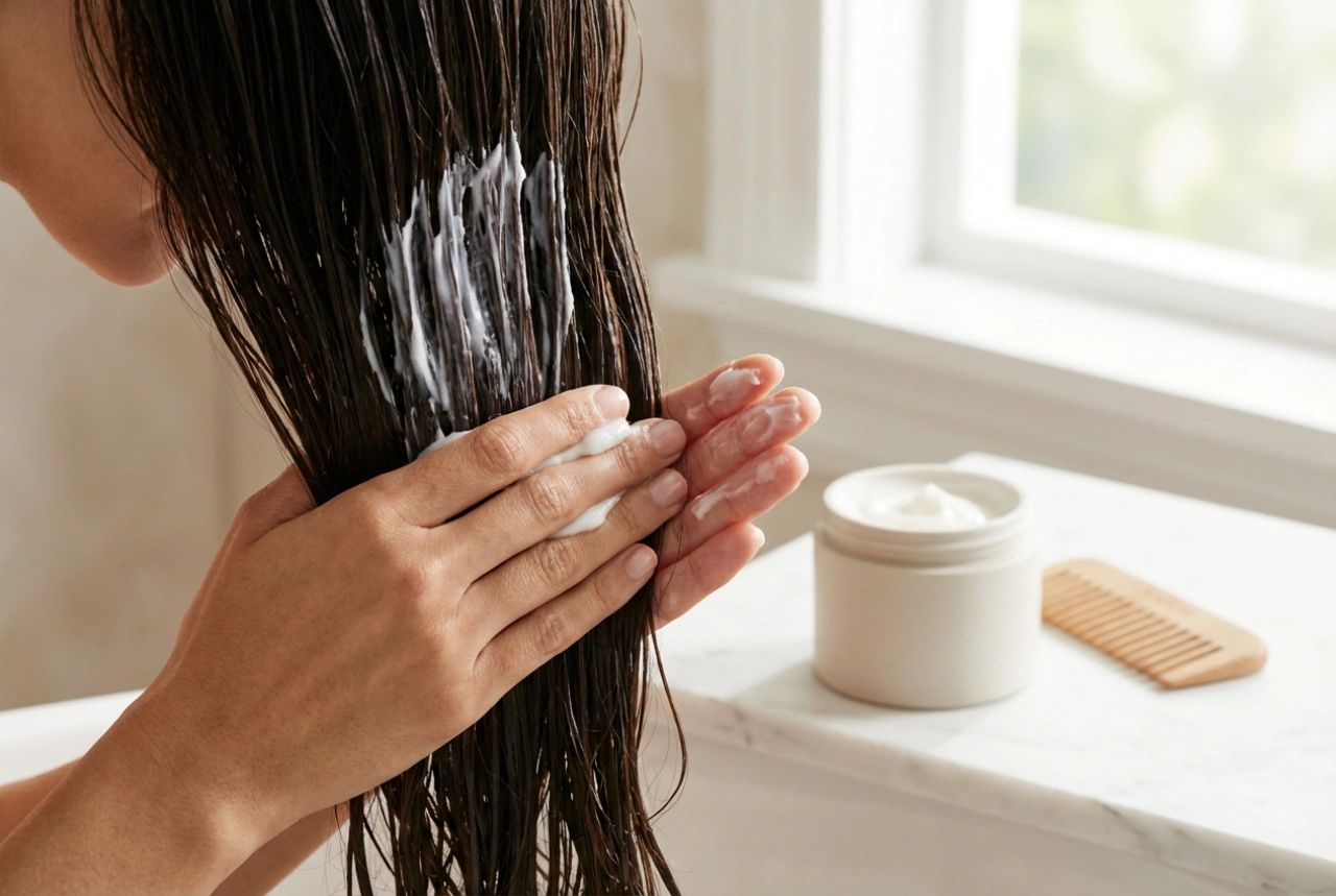 Haarmaske Schritt für Schritt: Anwendung, Einwirkzeit, Ausspülen