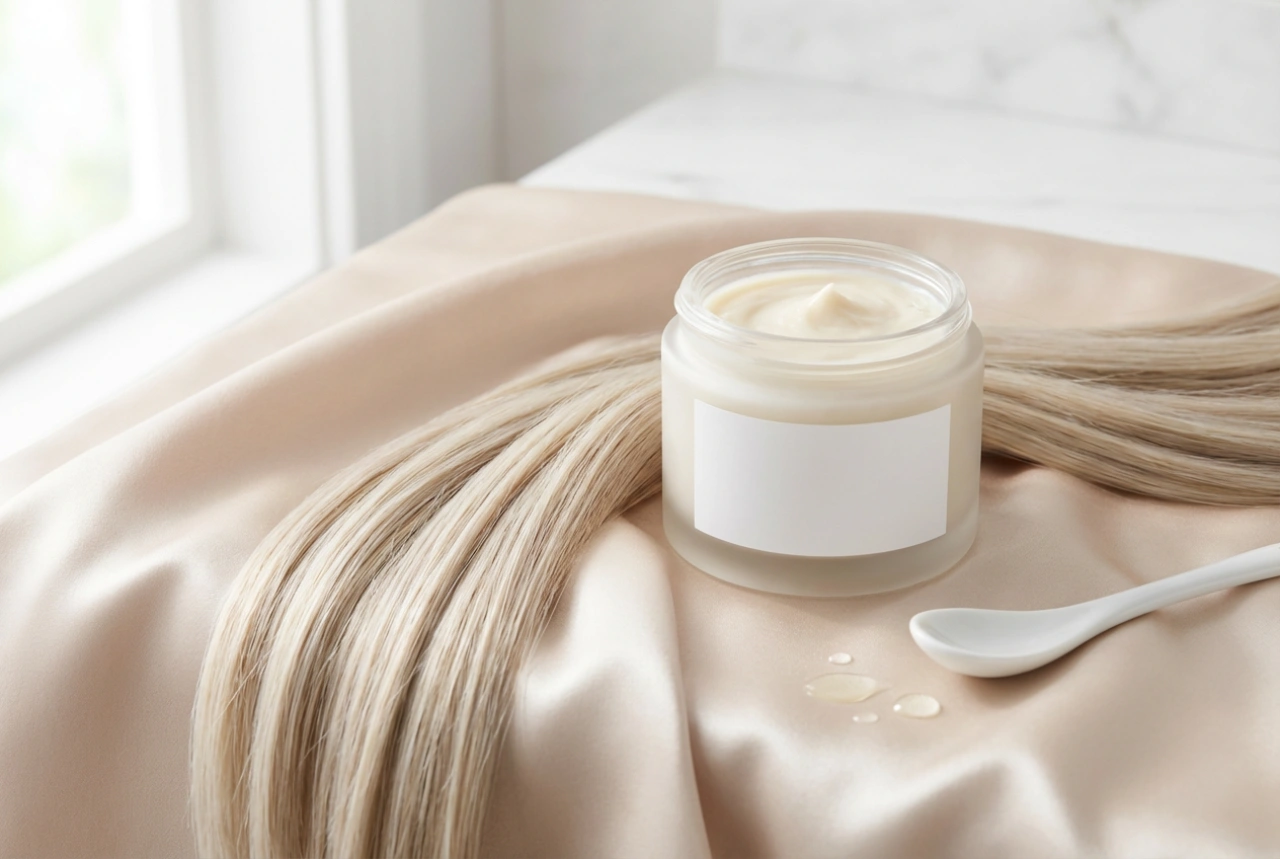 Haarmaske für blondes Haar: Wie man einen kühlen Farbton erhält und Feuchtigkeit spendet