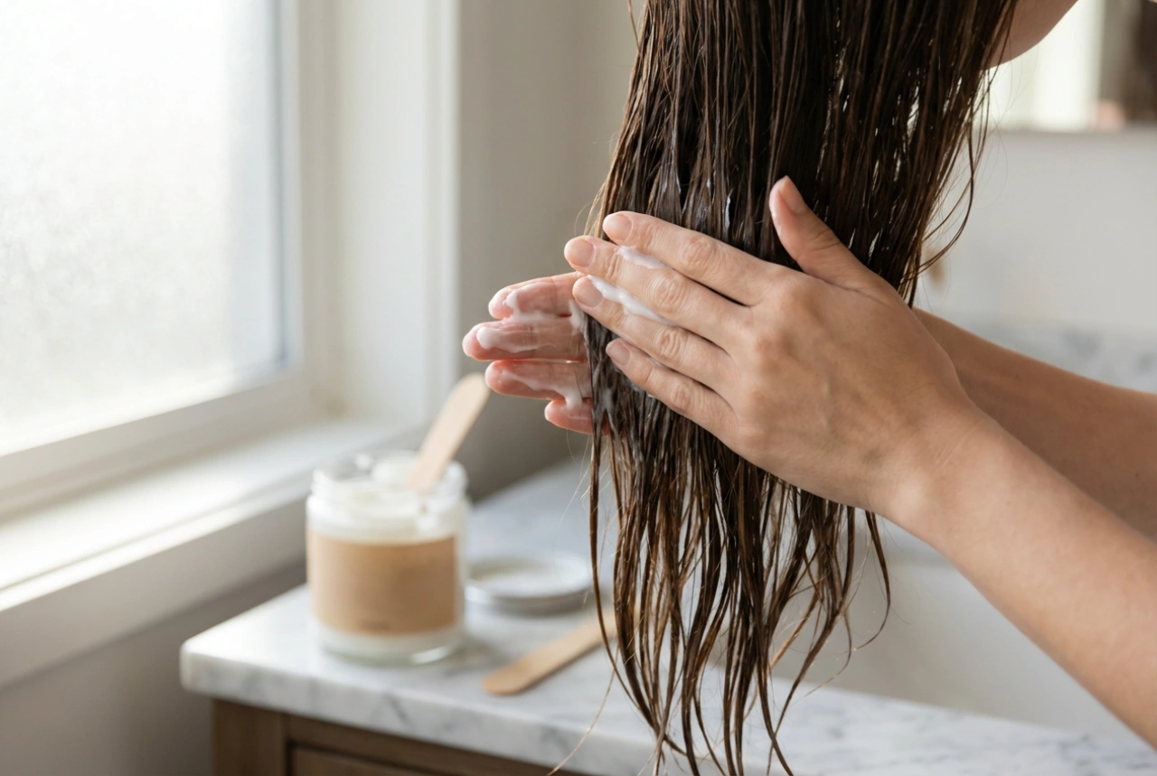 Haarmaske für trockenes Haar: intensive Feuchtigkeit Schritt für Schritt