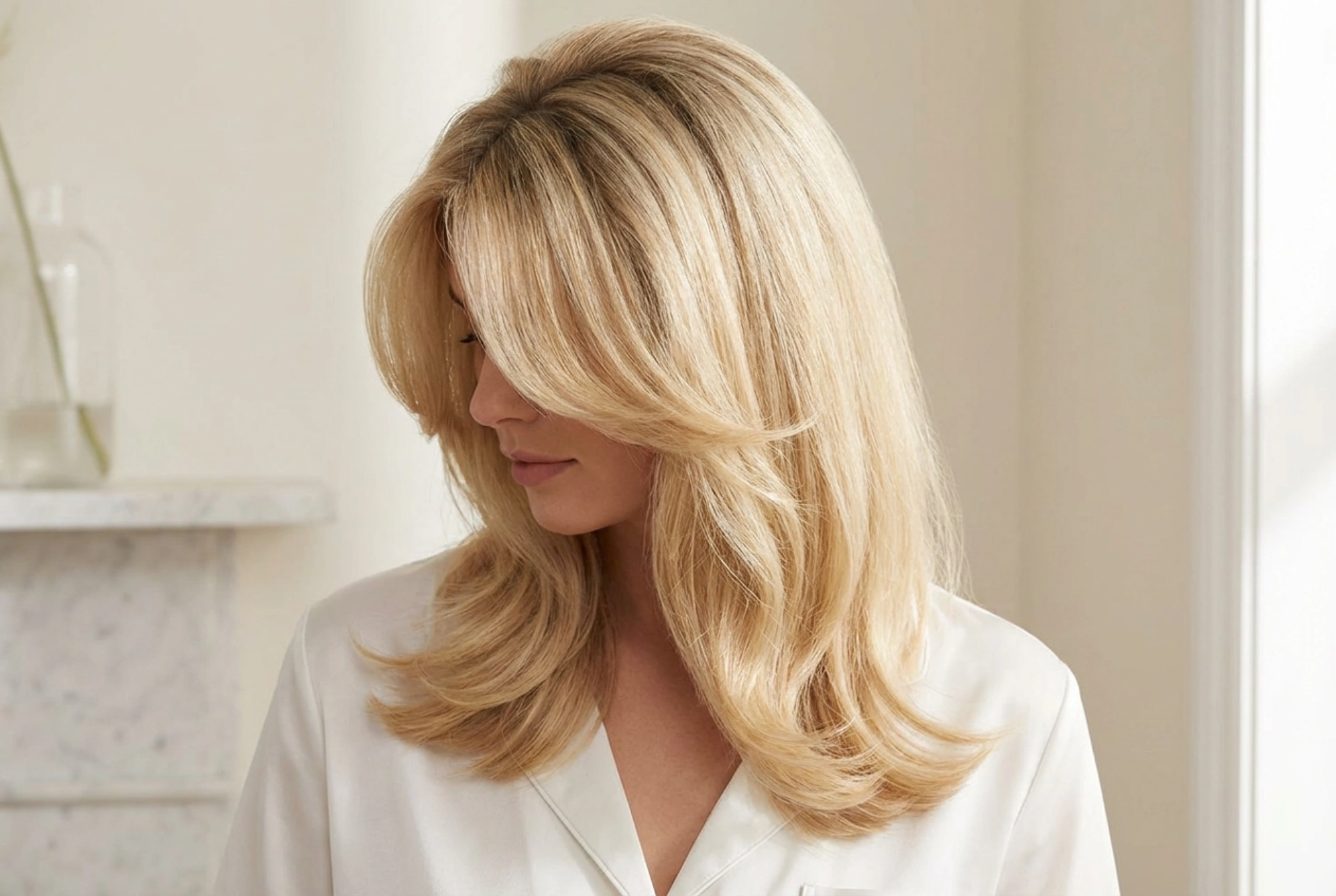 Die 90er-Jahre-Frisur: Volumen, gesichtsumrahmende Strähnen und ausgeflippte Spitzen