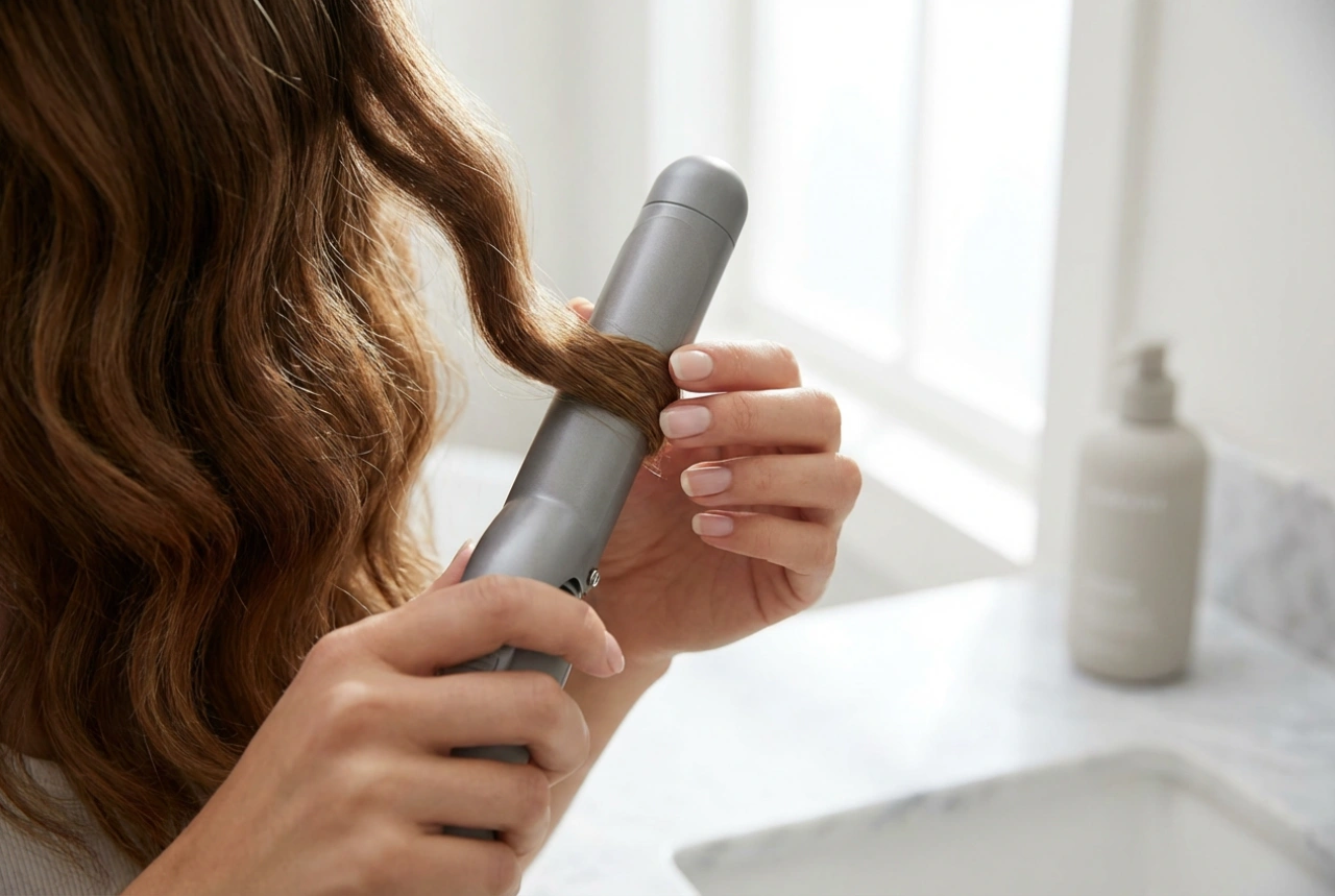 Lockenfrisuren: Wie man Wellen mit Lockenstab und Glätteisen stylt und fixiert