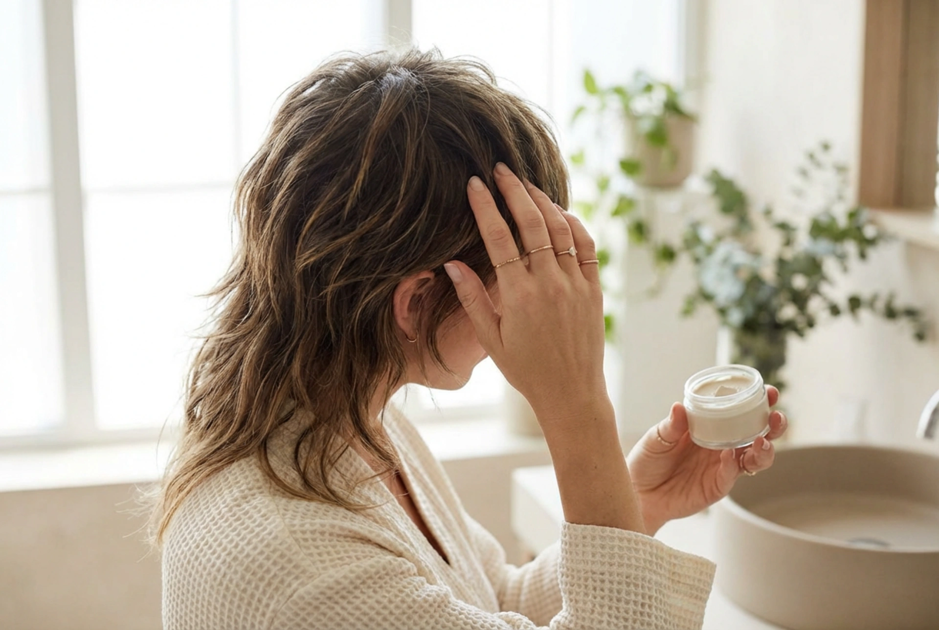 Damen-Vokuhila: So stylen Sie Textur und Volumen zu Hause