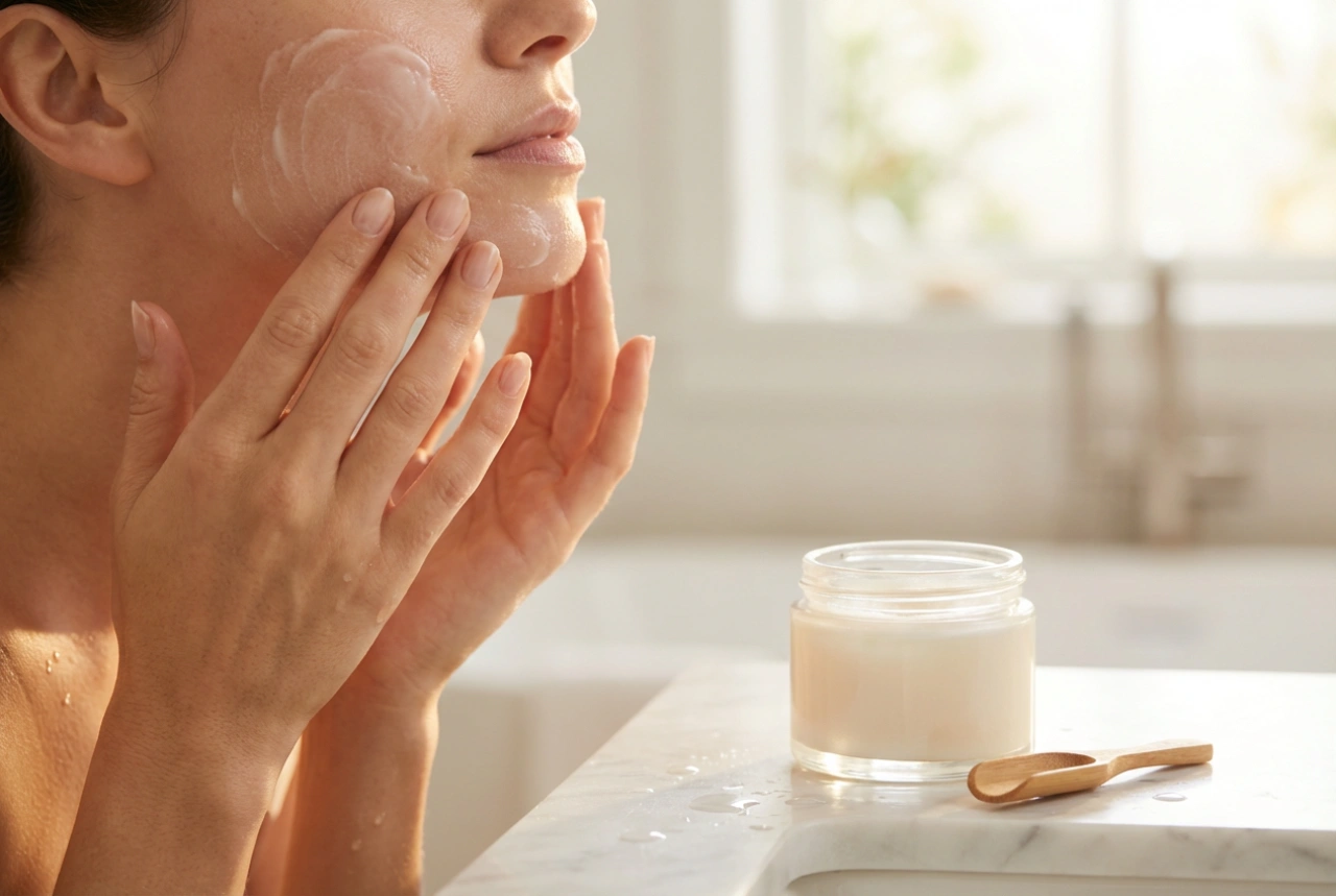 Reinigungsbalsam Schritt für Schritt: Anwendung, Massage, Emulgierung