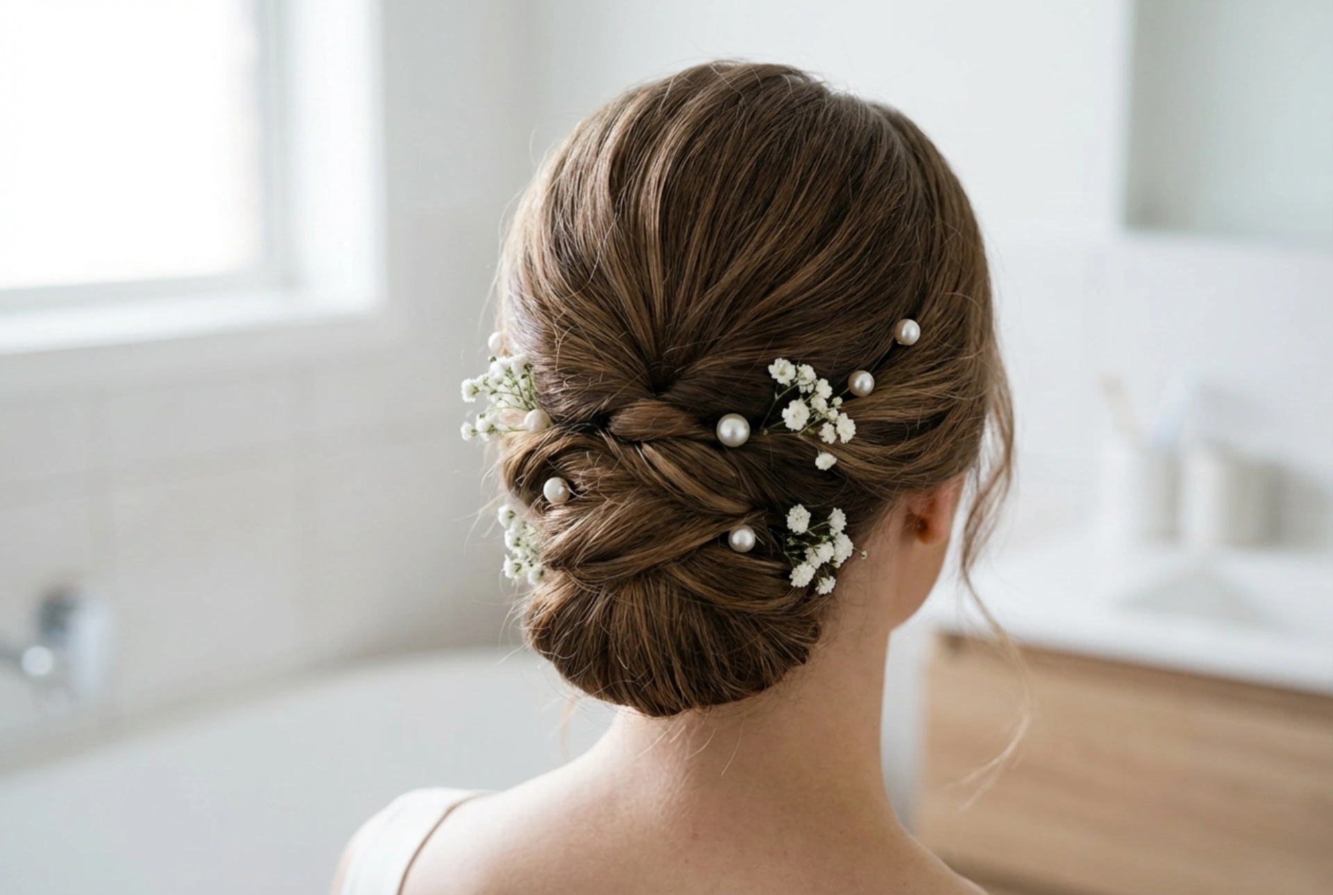 Brautfrisuren zum Hochstecken: Vorbereitung, Befestigung und Haltbarkeit Schritt für Schritt