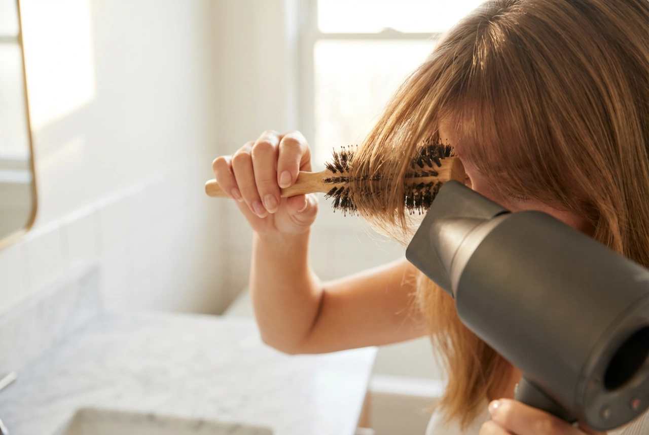 Leichter Pony: Wie man ihn schneidet, föhnt und ihm Volumen verleiht
