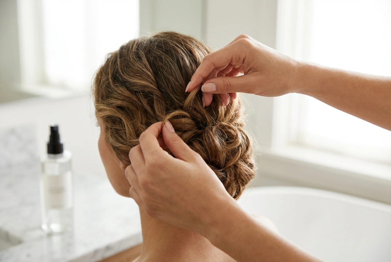 Locken für die Hochzeit: Langanhaltender Halt ohne Frizz, Vorbereitung und Fixierung