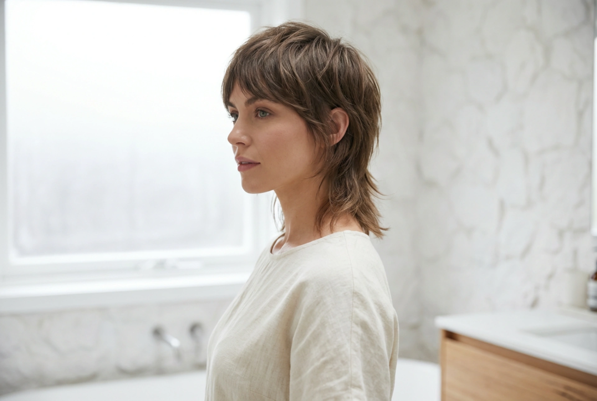 Der moderne Mullet: Styling, Textur und langanhaltender Halt