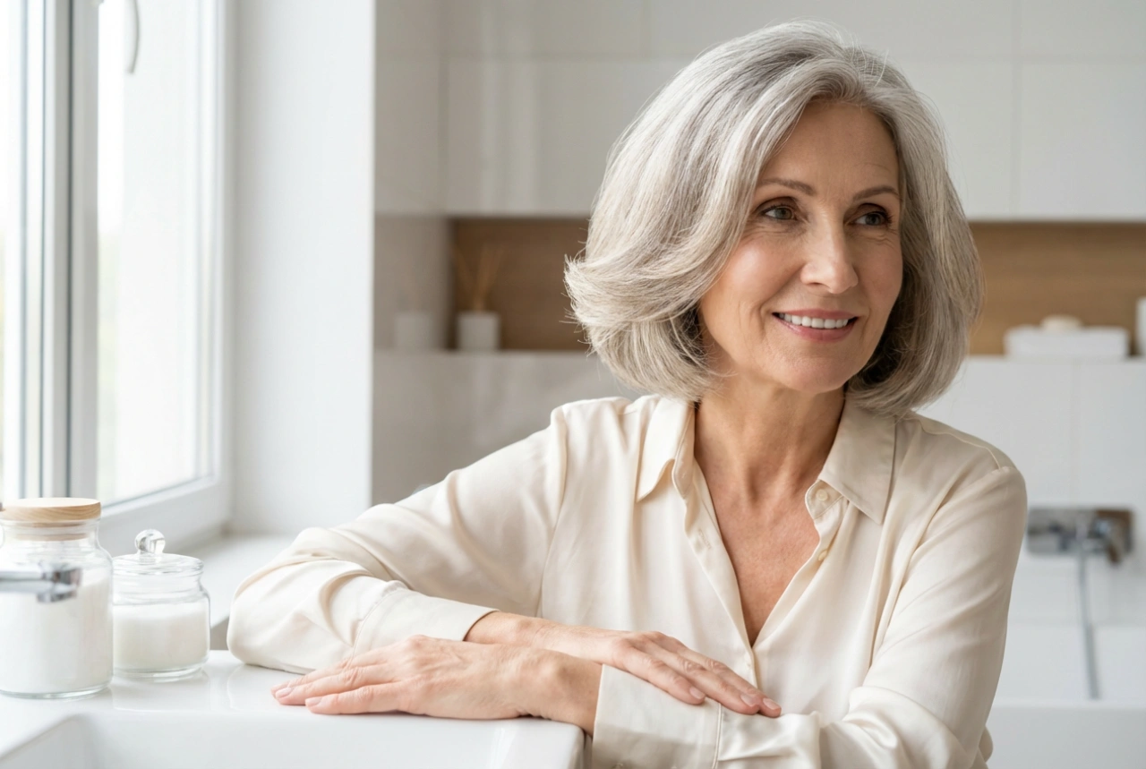 Verjüngende Frisuren für Frauen ab 70: Form, Volumen und Pony