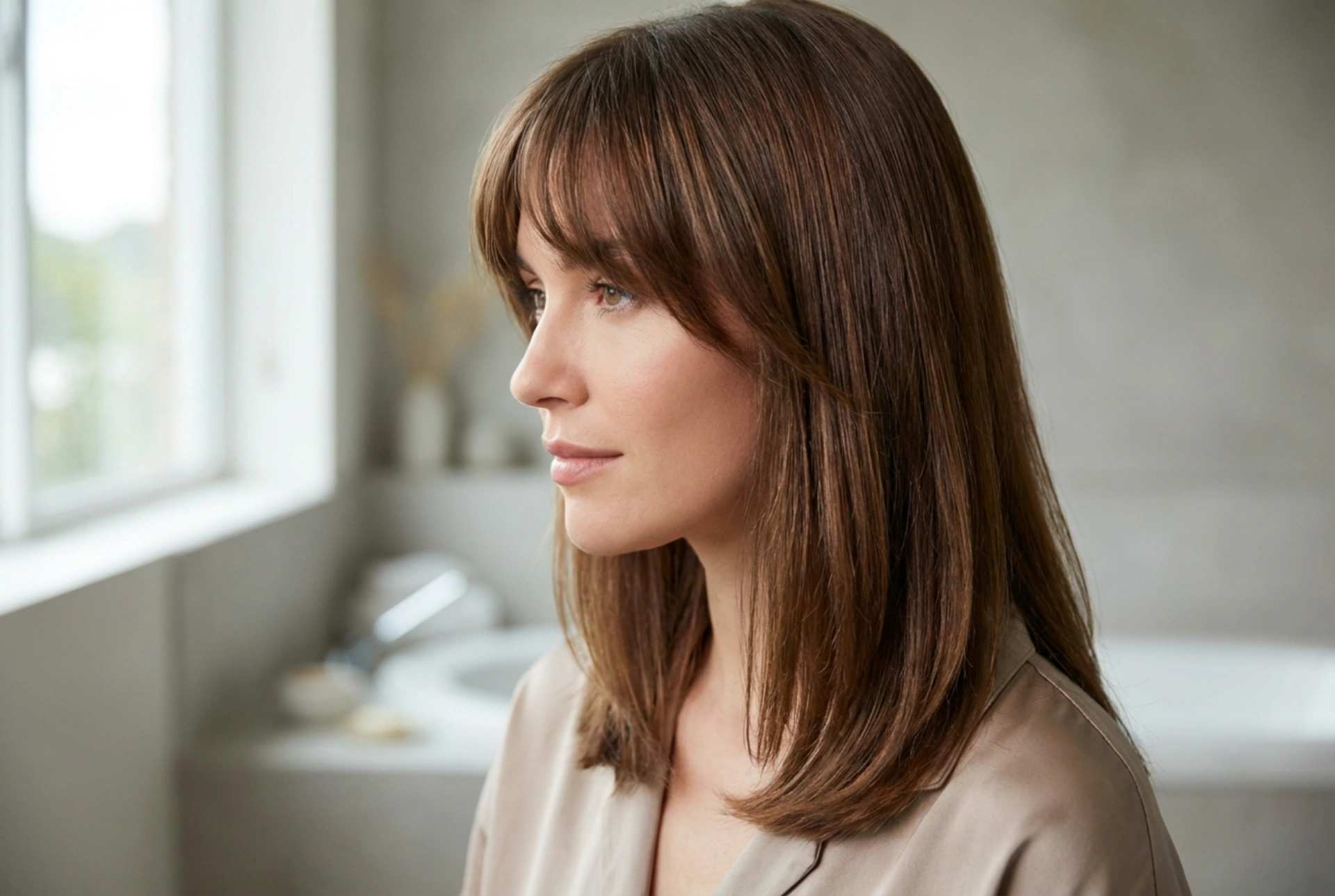 Verjüngende Frisuren mit Pony: Welcher Schnitt und wie man ihn stylt