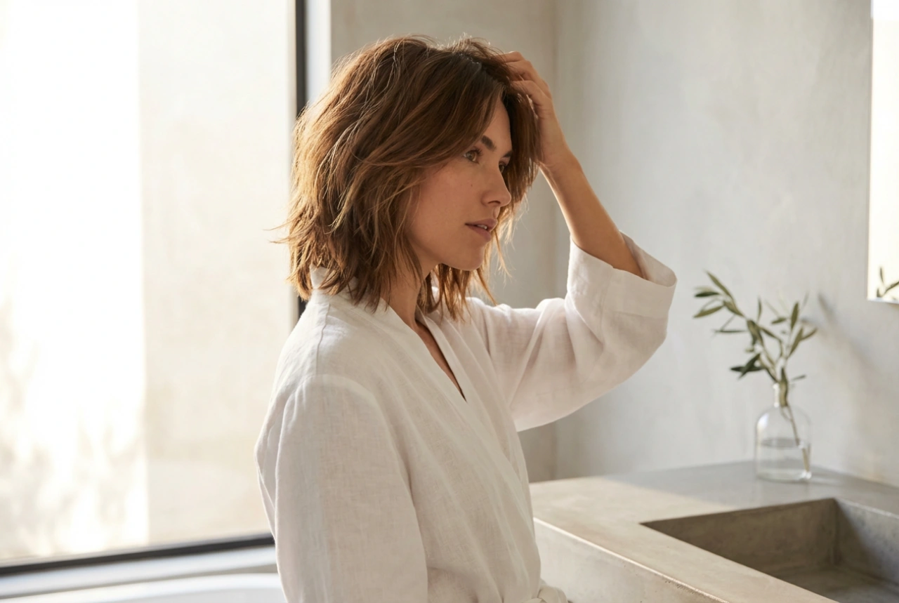 Rundes Gesicht und Frisur: Wie man Proportionen mit Schnitt und Styling formt