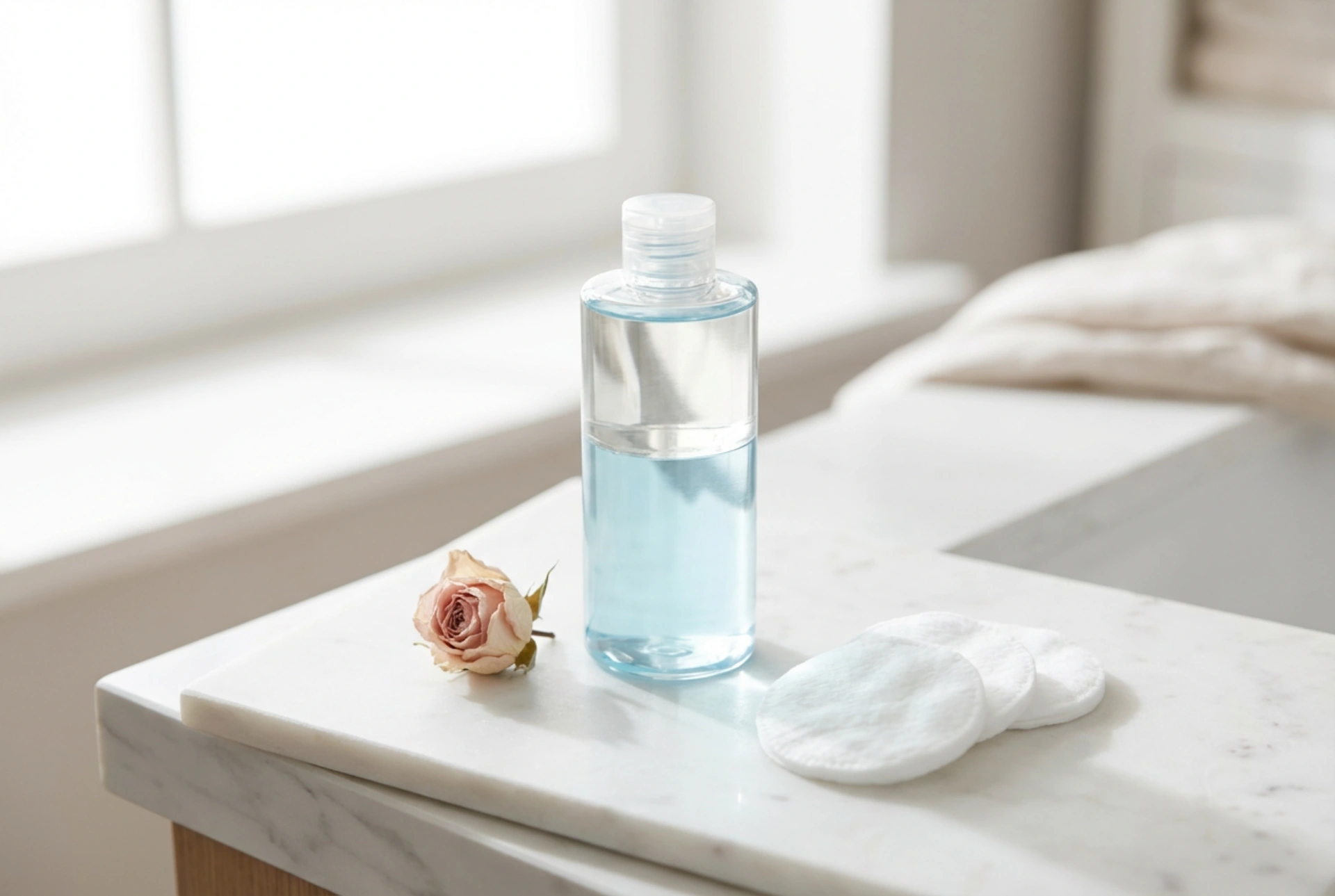 Zwei-Phasen-Mizellenwasser: Wann und wie man es verwendet