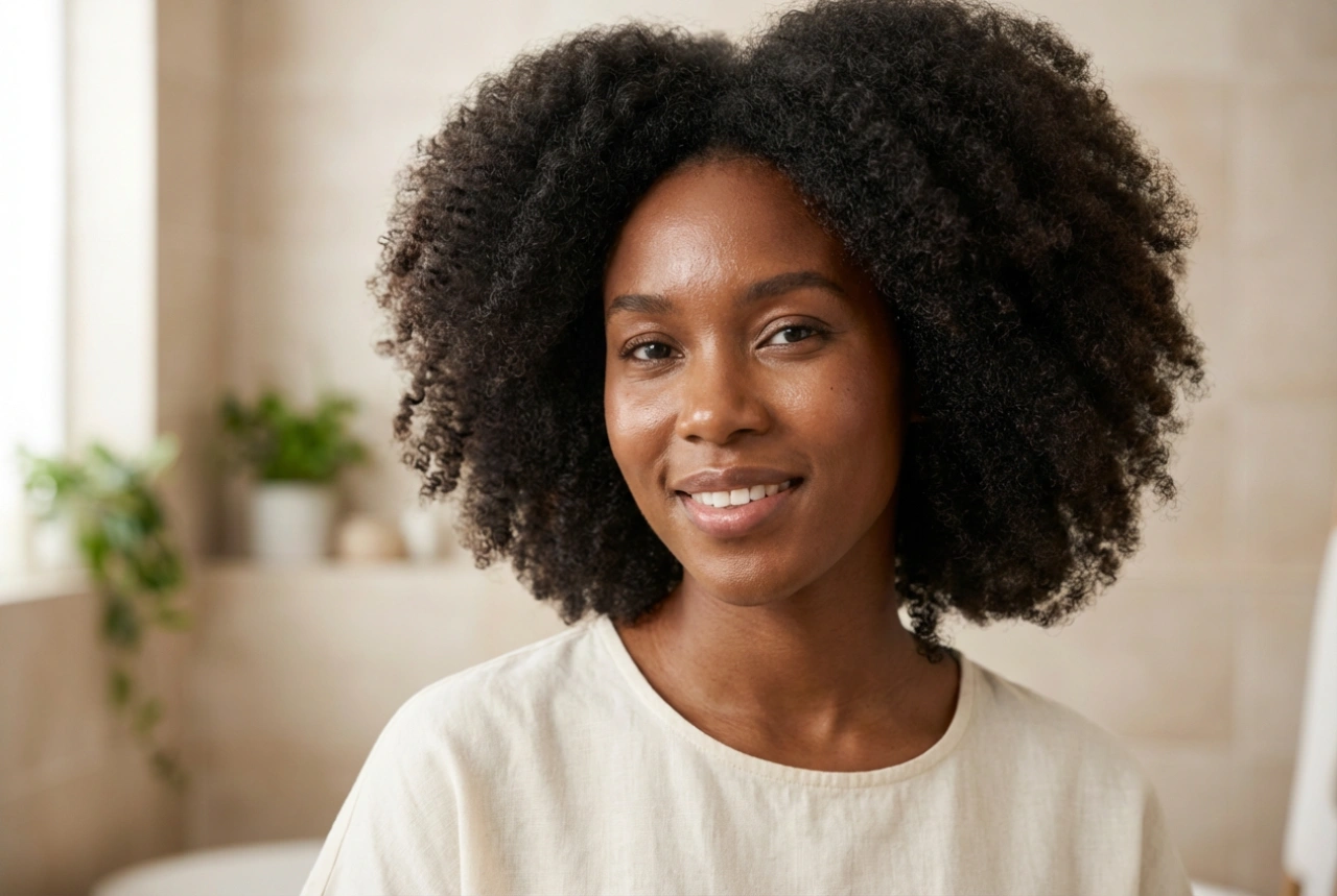Afro-Frisur im Alltag: Definition der Locken, Volumen und Halt
