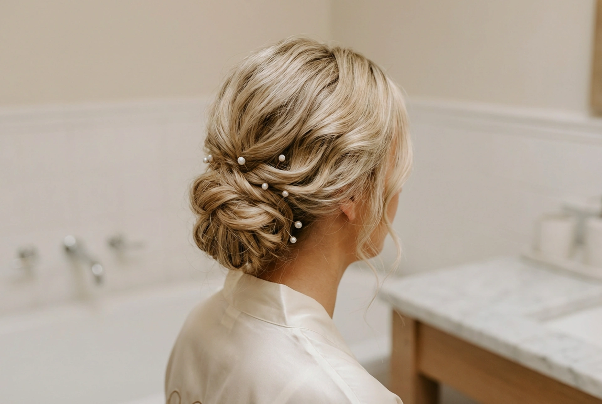 Frisuren für die Mutter zur Kommunion: Romantische Hochsteckfrisuren und sanfte Wellen