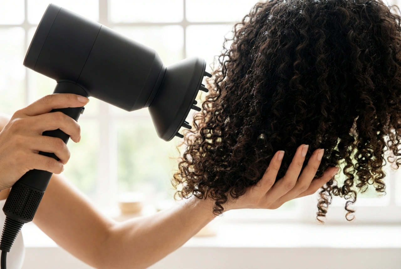 Frisuren für lockiges Haar: Lockendefinition, Stufenschnitt und Trocknen mit dem Diffusor