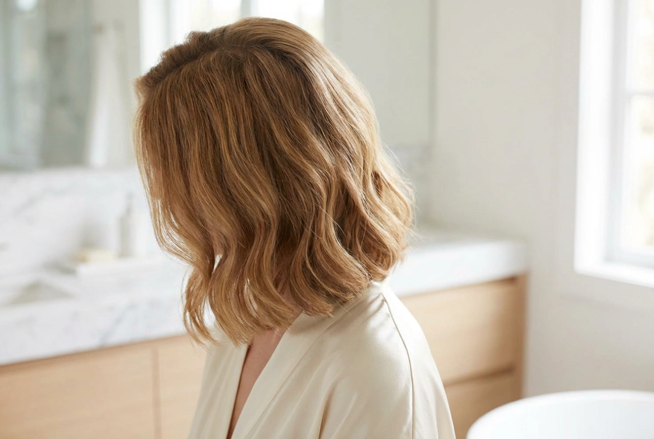 Langer Bob: Volumen am Ansatz, Wellen und ein glattes Finish