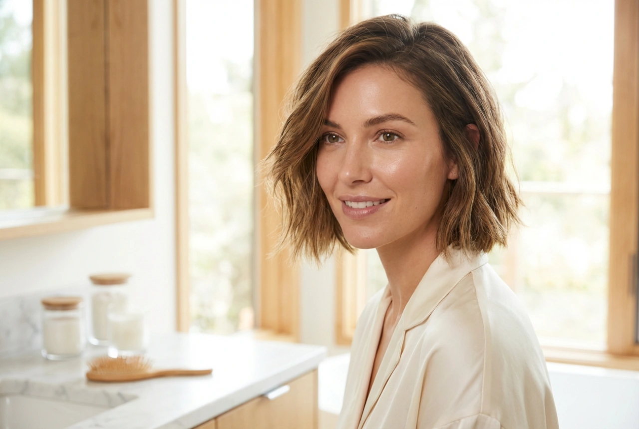 Der kinnlange Bob: So stylen Sie die Trendfrisur für mehr Volumen