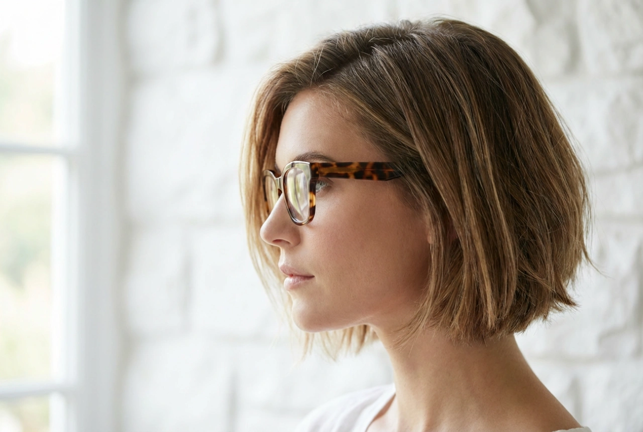 Frisur zur Brille: Wie Sie Gestelle mit Schnitt und Styling perfekt abstimmen