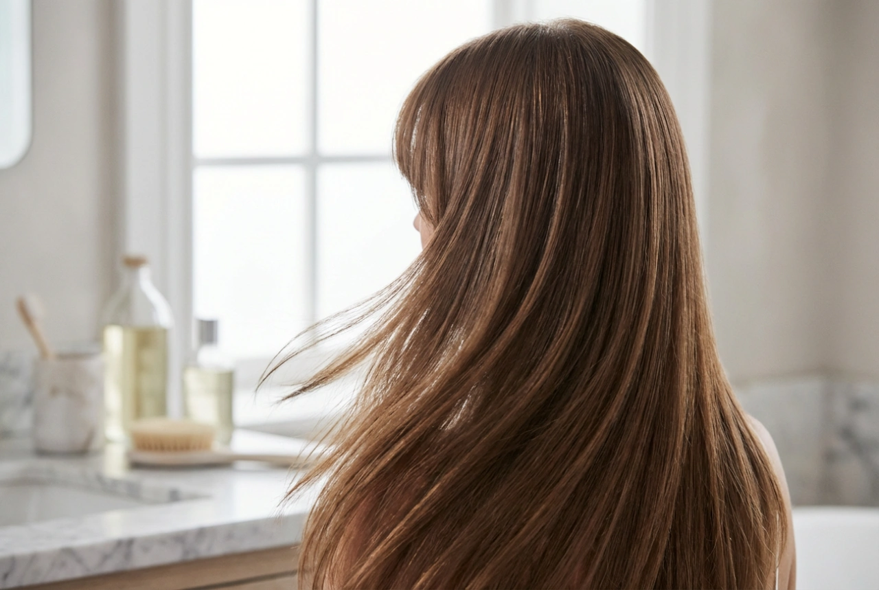 Langhaarfrisuren mit Pony: Schnitt, Föhnen und Styling-Tipps