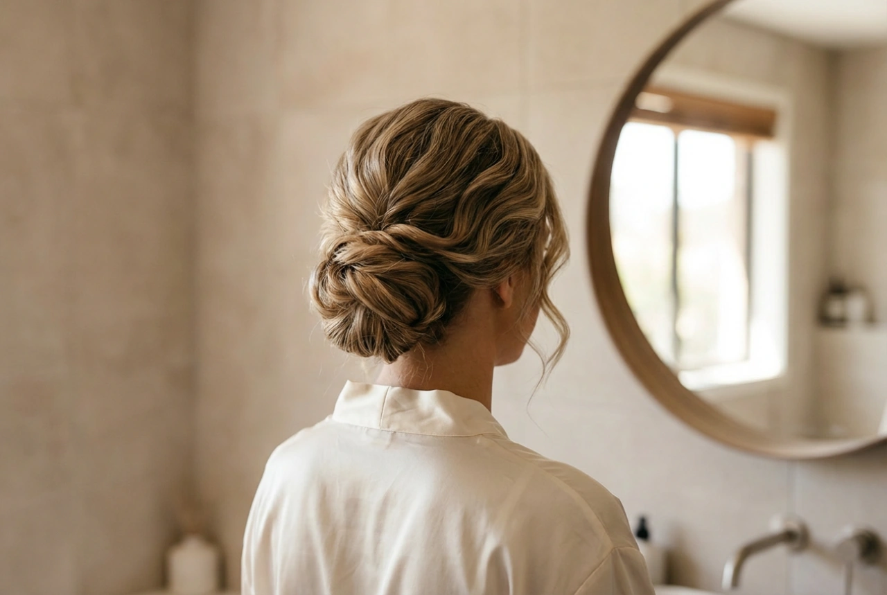 Elegante Frisur für jeden Anlass: Glatte Hochsteckfrisuren und Wellen