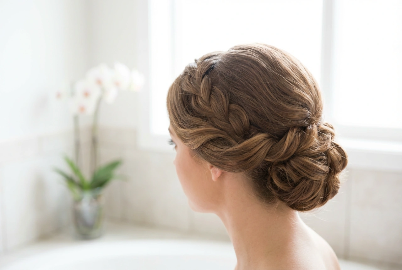 Elegante Frisur zur Taufe: Hochsteckfrisuren, Wellen und langanhaltender Halt