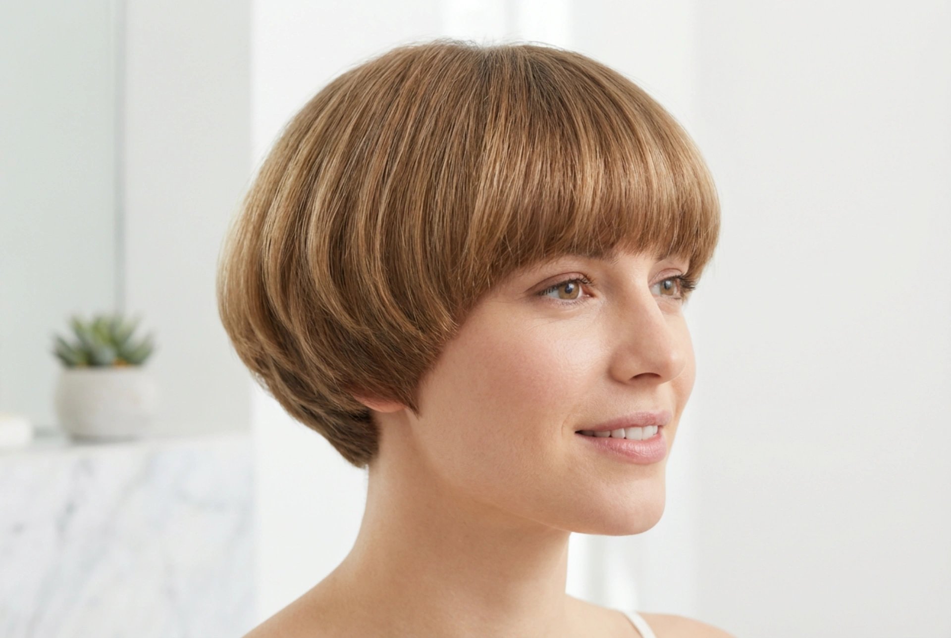 Der moderne Mushroom Cut mit Volumen: Kurzer Klassiker neu interpretiert