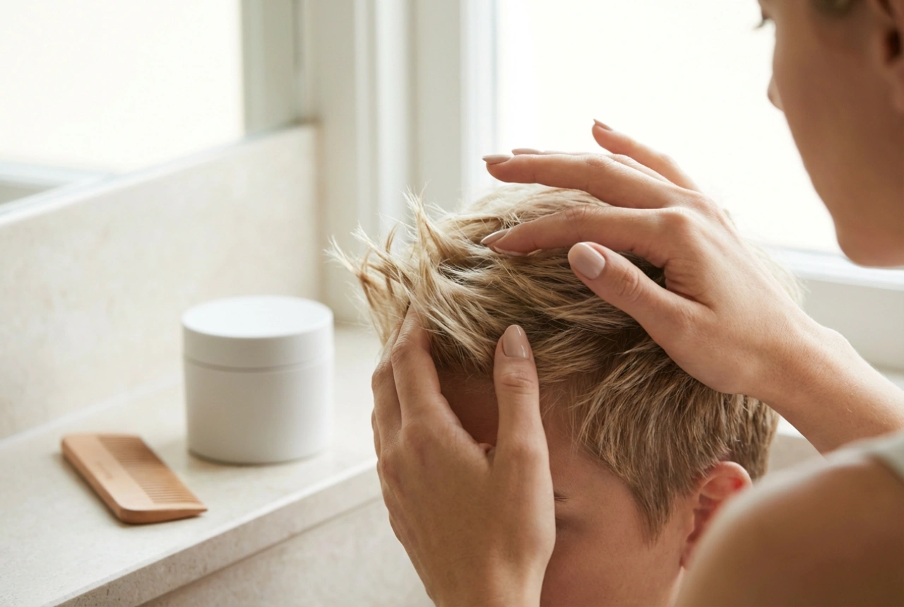 Wie man den Spiky-Look stylt: Matter Effekt und präzise Richtungskontrolle