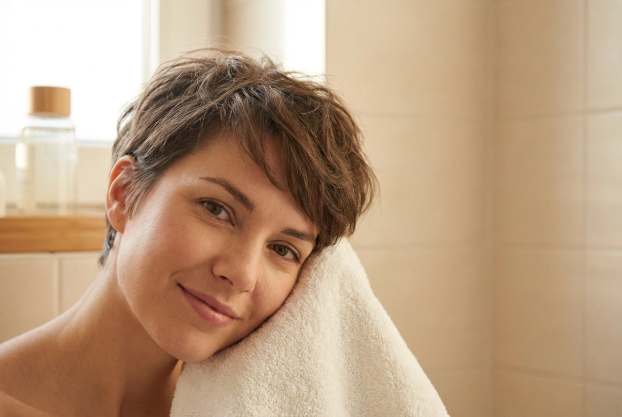 Minimalismus ohne Langeweile: Kurzhaarschnitt mit weichem Finish