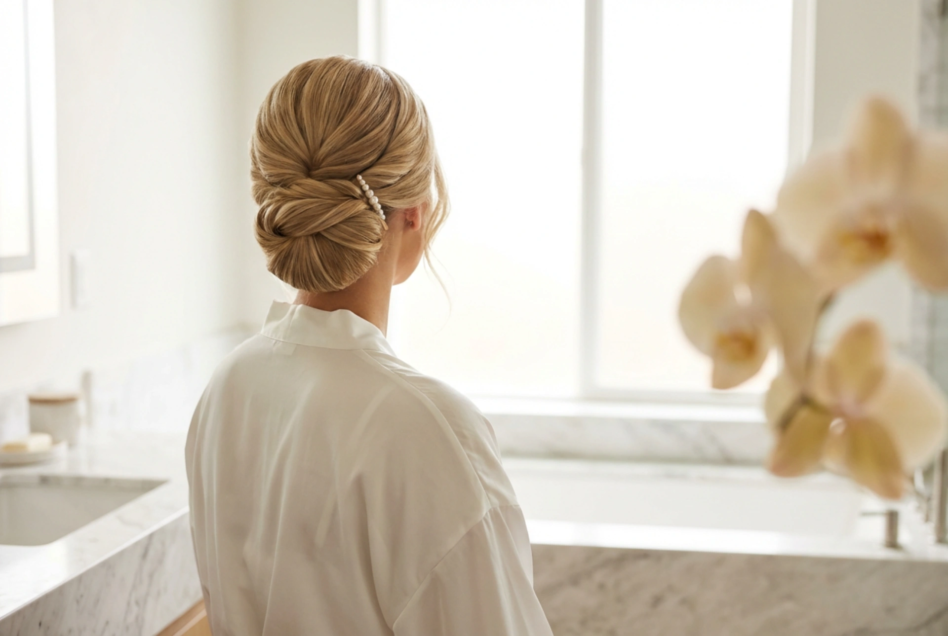 Elegante Hochzeitsfrisur für die Mutter: Schritt-für-Schritt-Anleitung