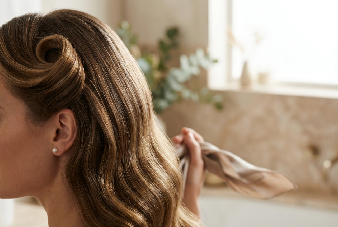 Retro-Frisuren: Hollywood-Wellen, Victory Rolls und der Glanz von Haarspray
