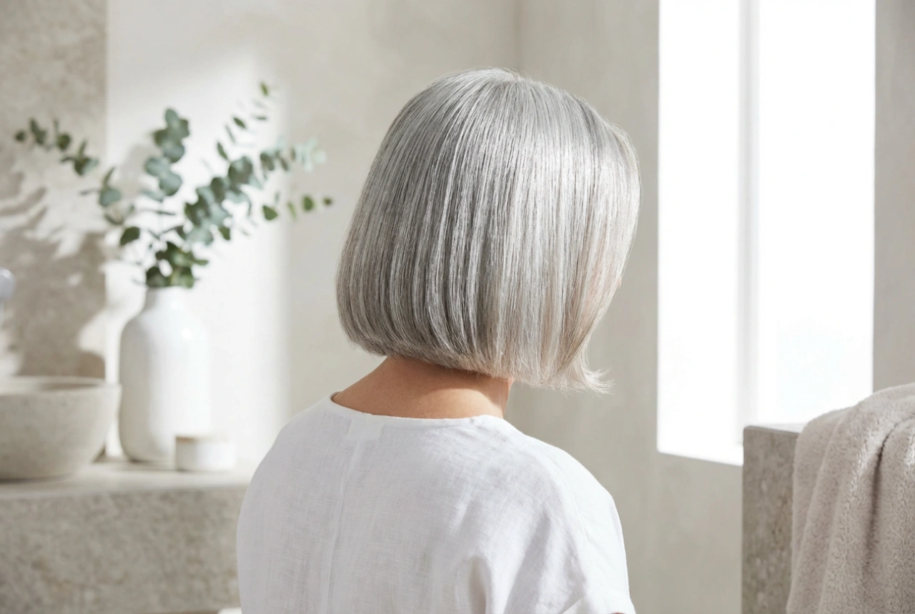 Graues Haar mit Charakter: Frisuren für graues Haar und Techniken für strahlenden Glanz