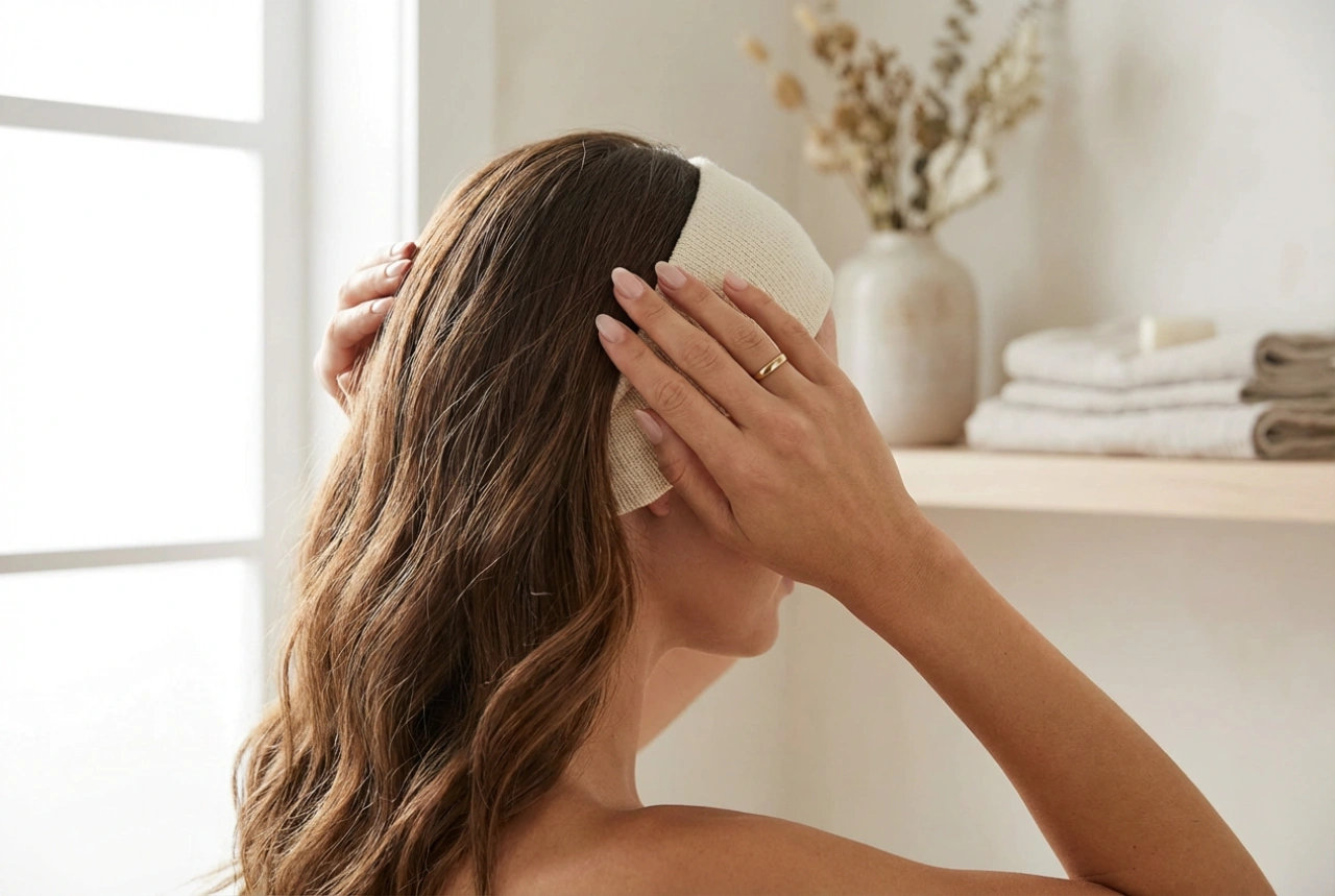 Bequemlichkeit und Stil: Frisur mit Haarband ohne Abdrücke und Schmerzen