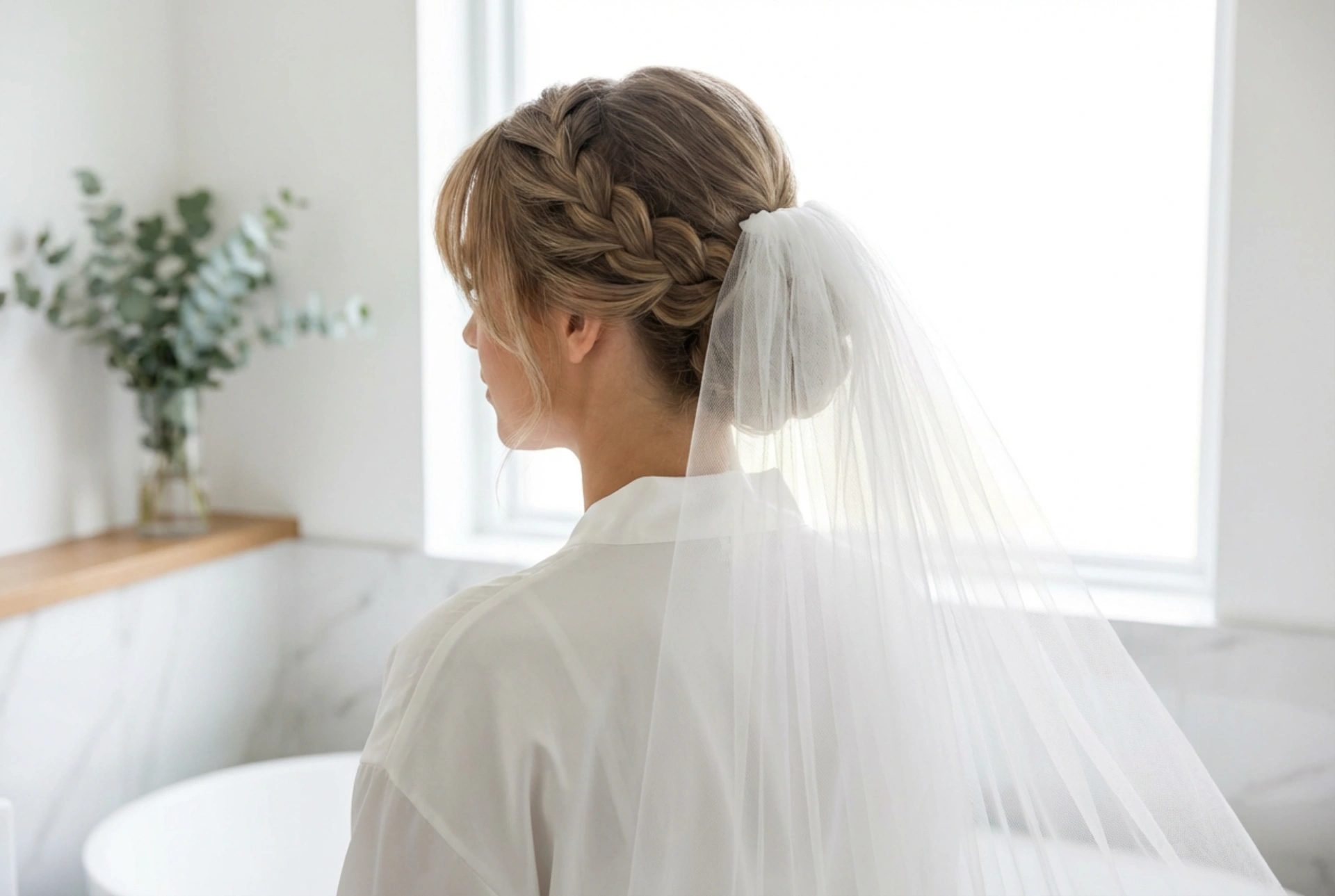 Schleier und Pony im Duett: Elegante Brautfrisuren für den großen Tag
