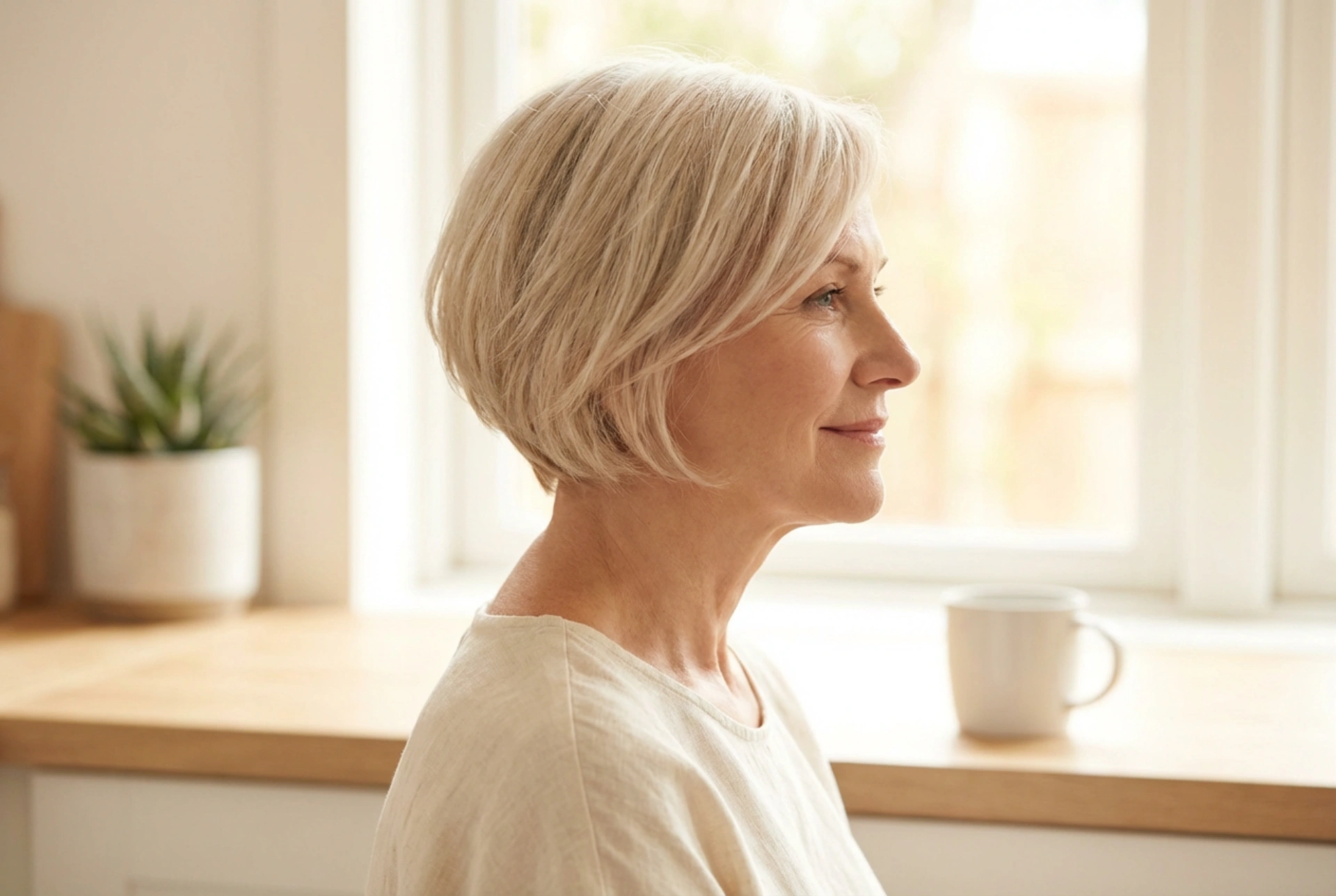 Frisuren für Frauen ab 50: Leichte Schnitte und einfaches Styling