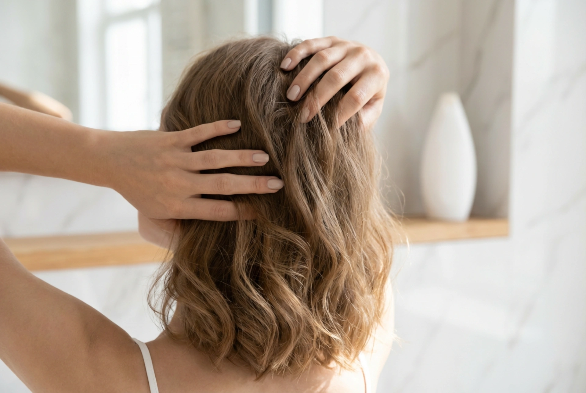 Frisuren für feines, schulterlanges Haar: Volumen Schritt für Schritt