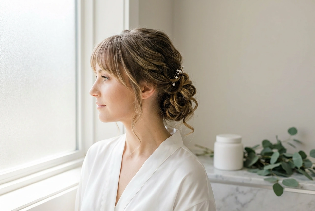 Mit Pony zur Hochzeit: Schritt-für-Schritt-Anleitungen für Hochzeitsfrisuren mit Pony